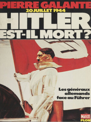 cover image of Vingt juillet 1944